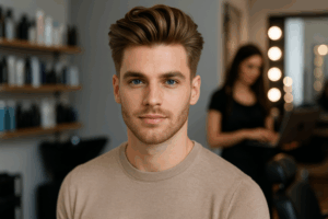 תמונת מספרה שהפכה לעסק מצליח באינטרנט, עם לקוחות מרוצים ושירותי הזמנה מקוונים